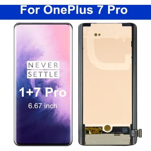 6.67" Amoled For OnePlus 7 Pro LCD Display Screen+Touch Panel Digitizer Assembly For Oneplus 7Pro lcd Screen