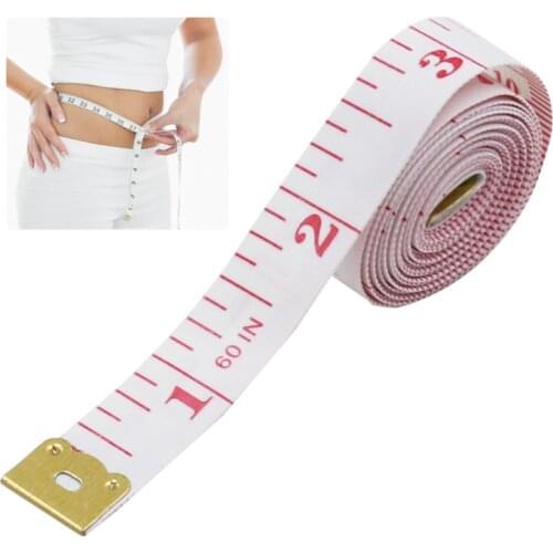 1.5M Body Measuring Ruler Sewing Tailor Tape Measure Mini Soft Flat Ruler Centimeter Meter Sewing Measuring Tape NEW