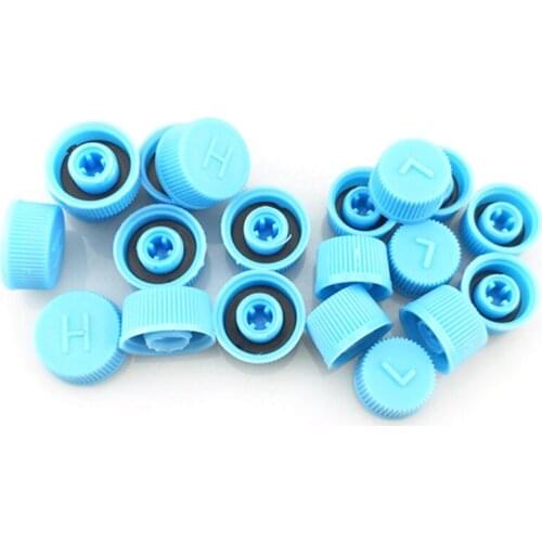 100 Pairs HVAC Air Conditioning R134A Valve Core Caps Universal for All Cars