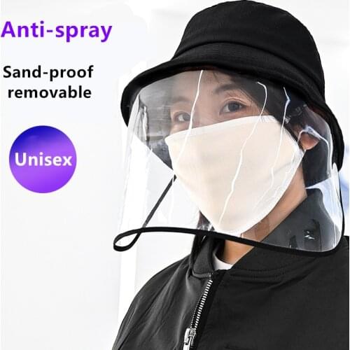 2020 New Anti-fog Hats Men Women Dust Protection Bucket Hat Female Outdoor Travel UV Protect Fisherman Hats And Sun Caps