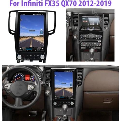 Vertical Screen 12.1 inch Android Car Multimedia Player for Infiniti FX35 QX70 2012-2019 Car radio auto stereo carplay