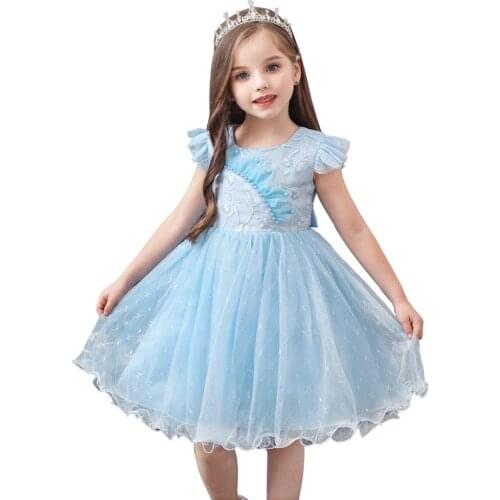 Vestido festa white dress kleid robe fille bruidsmeisjes jurk kids infantil dresses for girls kleider party princesa