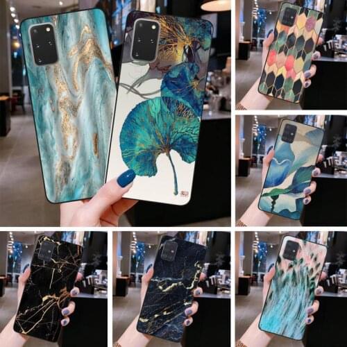 Ottwn Marble Stone Texture Phone Case For Samsung Galaxy S21 Plus Ultra S20 FE M11 S8 S9 plus S10 5G lite 2020