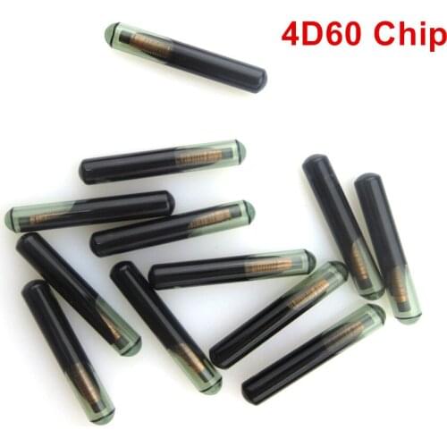 5/10/20pcs/lot 4D60 Car Key Chip Blank Glassy Transponder Key Chip ID 4D 60 Auto Chip For Ford Connect Fiesta Focus Ka Mondeo