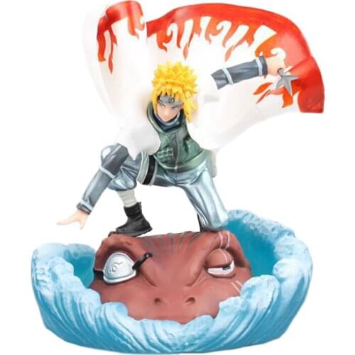 NARUTOS Shippuden Anime Model Namikaze Minato Yondaime Hokage GK Action Figure 20CM PVC Statue Collectible Toy