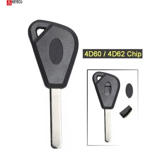 Keyecu 4D60 / 4D62 Chip Transponder Ignition Key Fob key blank for Subaru Forester Impreza WRX STI Legacy Outback