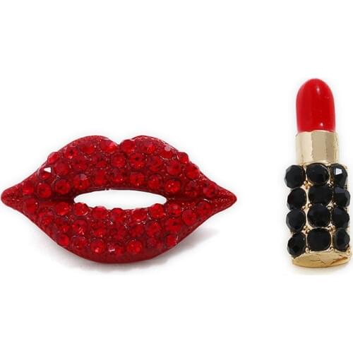 Fashion Sexy Lady Lipstick Earrings for Women Red Stud Earring Aretes De Mujer Cute Jewellery Bridesmaid Gift Christmas Earrings