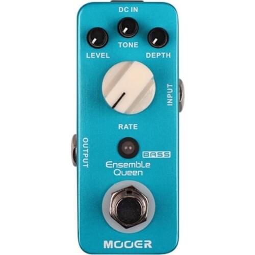MOOER Ensemble Queen Bass Chorus Pedal Warm Soft Sound Metal Guitar Effect Pedals True Bypass Guitar Effects Parts Accessories