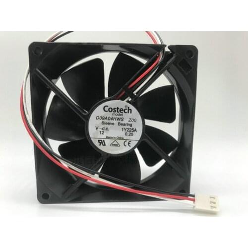 Original 9025 d09a04hws z00 DC12V 0.25A 92 * 25MM cooling fan