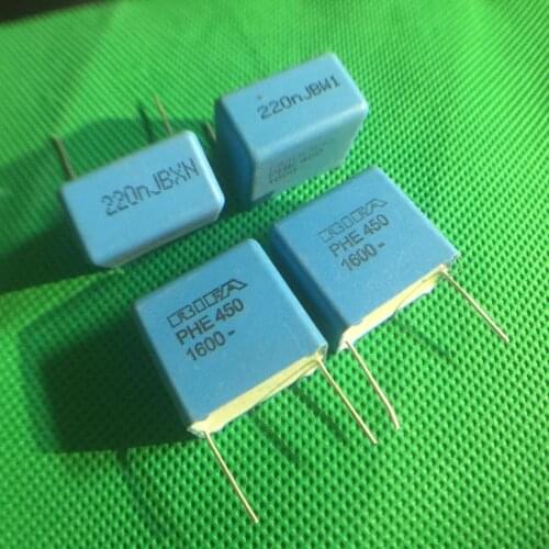 Original new 100% PHE450 series 0.22UF 1600VDC 220NJ biliary machine coupled metallized film capacitor (Inductor)