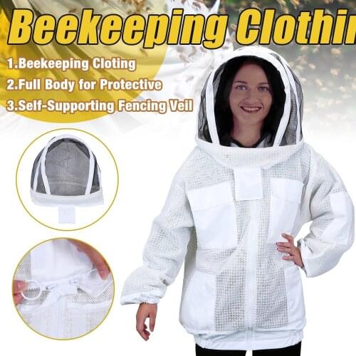 Beekeeping Three layer Ventilated Jacket Clothing Protective Clothes Beekeeping Beekeeper