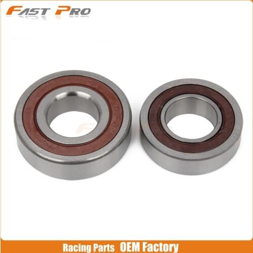 Motorcycle 2pcs Rear Hub Steering Roller Bearings For YAMAHA WR250F WR400F WR426F WR450F YZ125 YZ250 YZ250F YZ400F YZ426F YZ450F