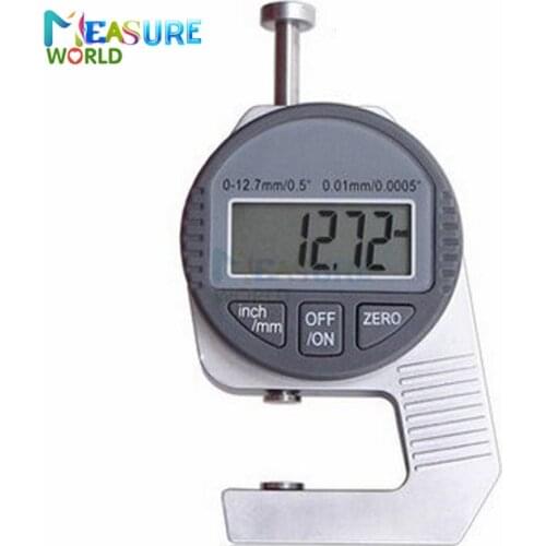 Portable Electronic Dial Indicator Thickness Mini 0.01mm Digital Thickness Gauge Meter 12.7mm Measure Tool Dial Gauge Tester