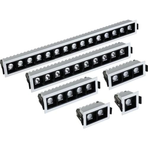 Dimmable LED Downlight Spot Light Indoor Recessed Lighting Linear bar Laser Blade Ceiling Line Lamp 2W/4W/6W/10W/20W/30W CREE