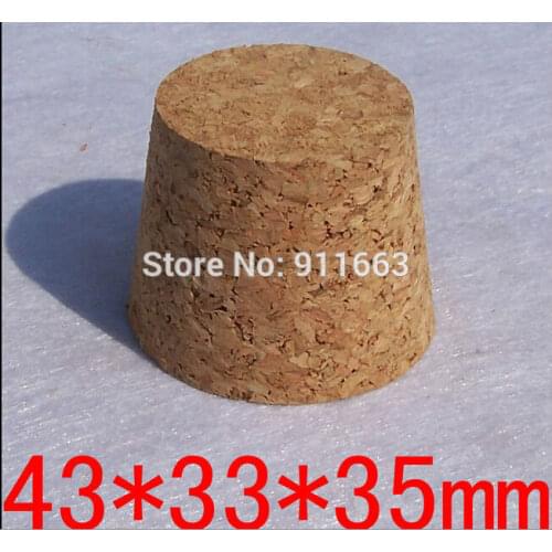 43mm*33mm*35mm size, 6pcs/lot! soft cork stopper for glass bottles,stopper,bung,wooden plug etc