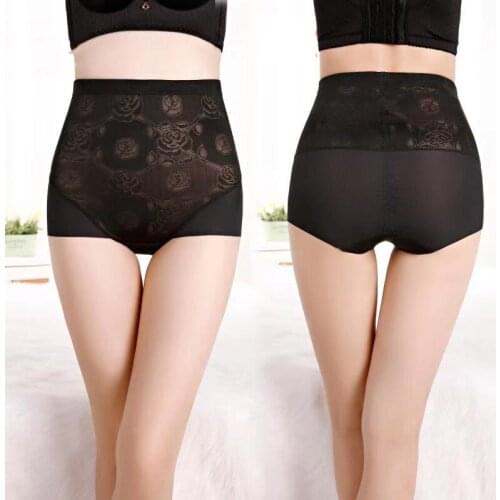 Sexy Women mid Waist Shaping Panties Breathable Body Shaper Slimming Tummy Underwear panty shapers health lose weight panties