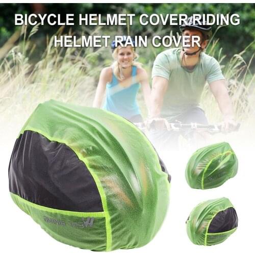 Reflective Helmet Cover Waterproof Rain Day Cycling Waterproof Helmet Cover Universal MTB Bicycle Bike Helmet Covers Wholesale