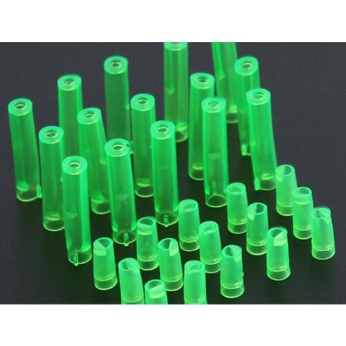 Terminals green hard jacket length + short, male + mother, transparent flame retardant bullet cover 4mm free shipping