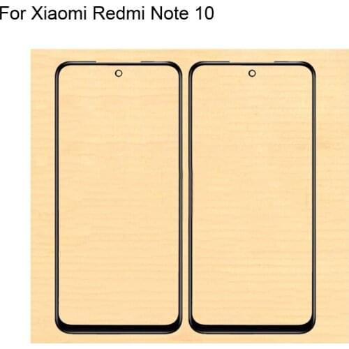 High quality For Xiaomi Redmi Note 10 Front Outer Glass Lens Touch Screen Outer Glass without Flex cable Xiao mi Redmi Note10