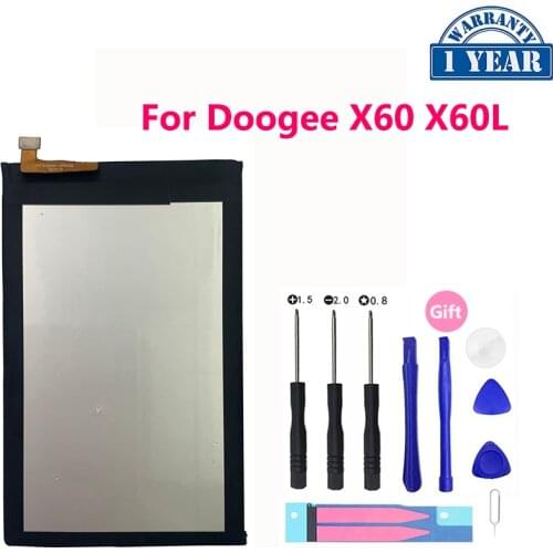 High Quality New Original For Doogee X60 X60L Battery Replacement 3300mAh Parts battery for Doogee X 60 X60 L Batteries