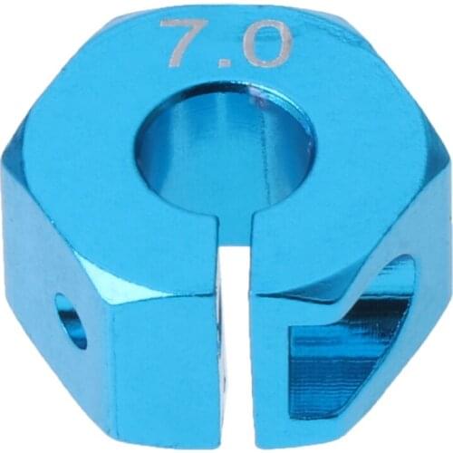 1:10 RC Car Tire Parts Alloy 7.0 Wheel Hex 12mm Drive 4P HSP HPI Tamiya Car Set R9JD