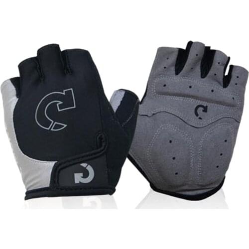 1 Pair Cycling Gloves Bicycle Sports Half Finger Gloves Anti-slip Gel Pad Motorcycle MTB Road Bike Gloves