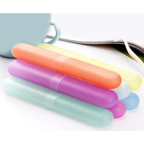 1pc Travel Toothbrush Case Portable Toothbrush Box Holder Protect Storage Case Travel Toothbrush Cover Tooth Brush Holder Box