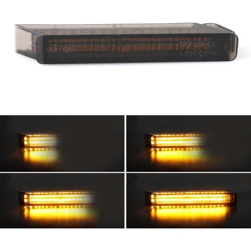 2PCS Smoked Lens Amber LED Side Mirror Turn Signal Lamps For Ford F150 Expedition Lincoln Mark LT (24 Pieces SMD)