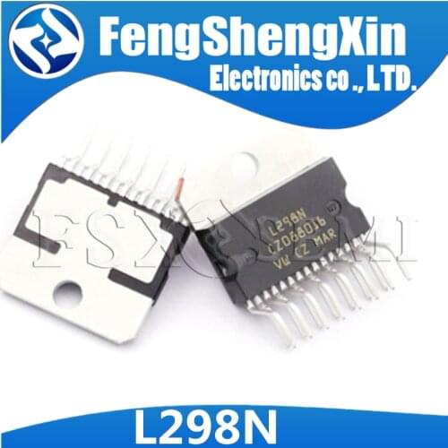 2pcs/lot L298N ZIP-15 L298 IC Stepper motor driver chip/drive bridge - internal switch