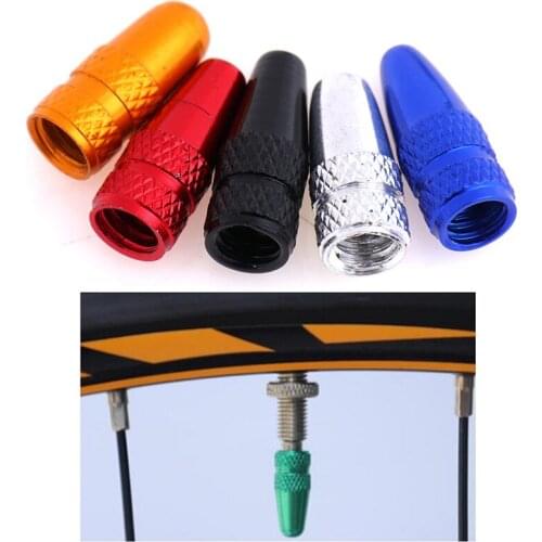 5pcs Air Valve Caps Bicycle Presta Aluminium Pressure Valve Caps Dust Cover NEW Bike Presta Valve Cap MTB Wheel Rim Tyre Stem