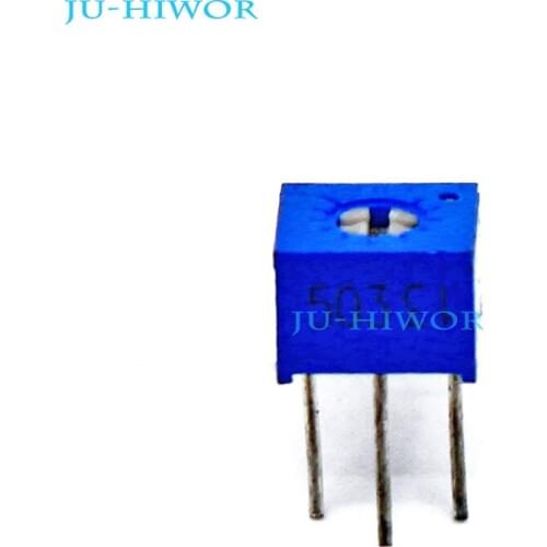 50PCS/lot) 3362 503 50K ohms potentiometer 3362P Trimming Potentiometer Variable Resistor