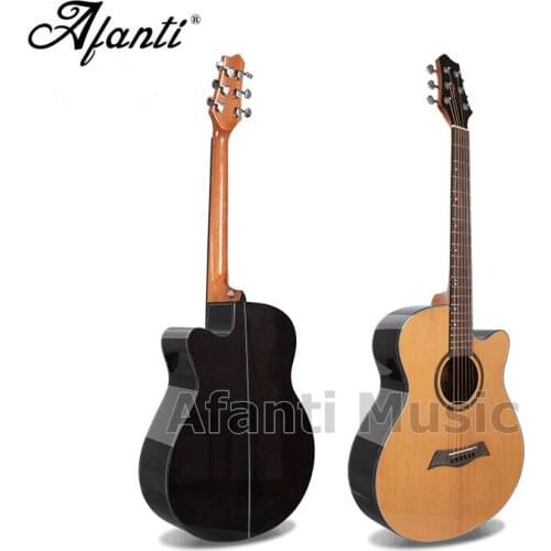 Afanti Music 40 inch Spruce top / Rosewood Back & Sides Acoustic guitar (WY-049)