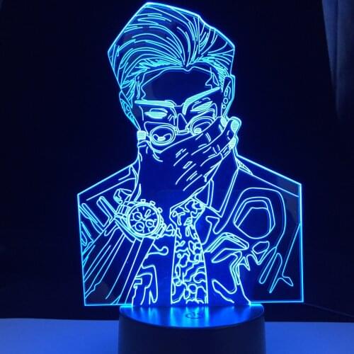 Anime Lamp Kento Nanami Light Jujutsu Kaisen Led Night Light for Birthday Gift Jujutsu Kaisen Nightlight Kento Nanami Lamp