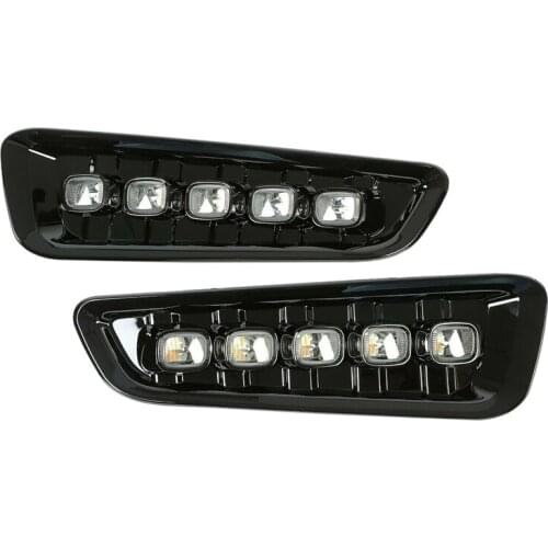 Car Fog Lights with Switchback LED Turn Signals Daytime Running Light for Ford F150 Raptor 2016 2017 2018 2019