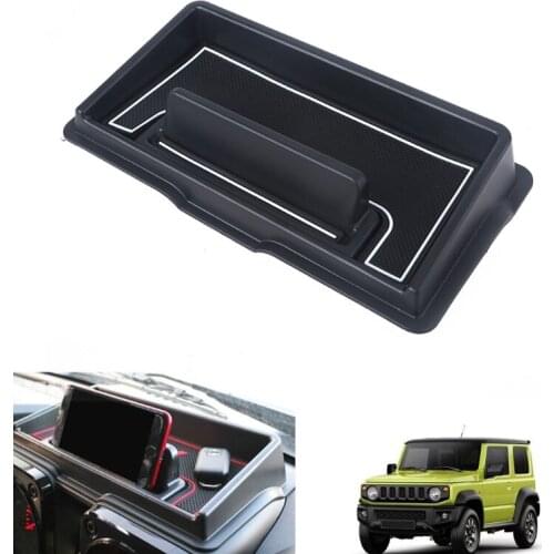 Automobile Front Dashboard Storage Tray Car Interior Holder for Jimny 2019 Place USB Cable Phone Key Card