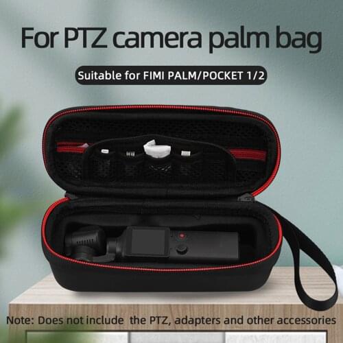 BRDRC Universal Portable PU Leather Storage Protective Hard Case Travel Carrying Bag for DJI Osmo Pocket 1 2 FIMI Palm
