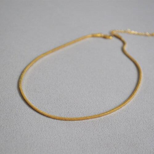 Fashion snake clavicle chain necklace for women brass gold plated girls neck accessory female party gift unique charm necklaces