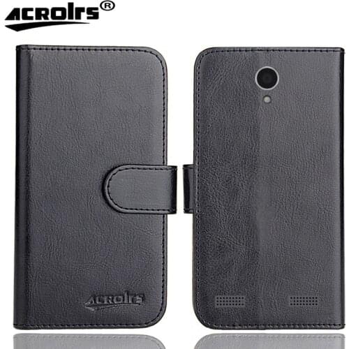 ZTE Blade A520 Case 5" 6 Colors Flip Soft Leather Phone Cover Stand zte blade ba520 a 520 Coque Cases Credit Card Wallet