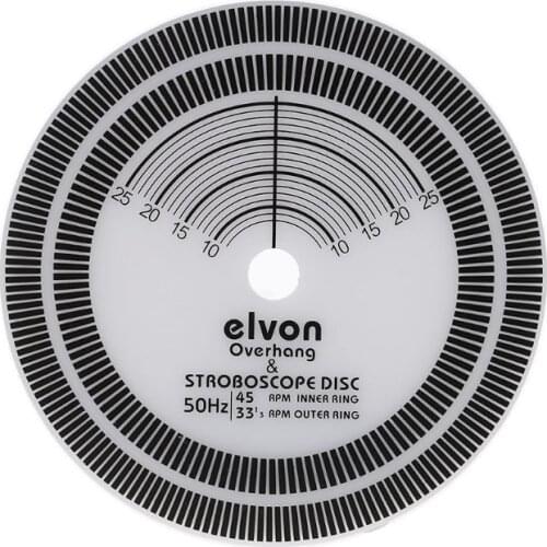 For LP Vinyl Record Turntable Phono Tachometer Calibration Distance Gauge Protractor Disc Stabilizer