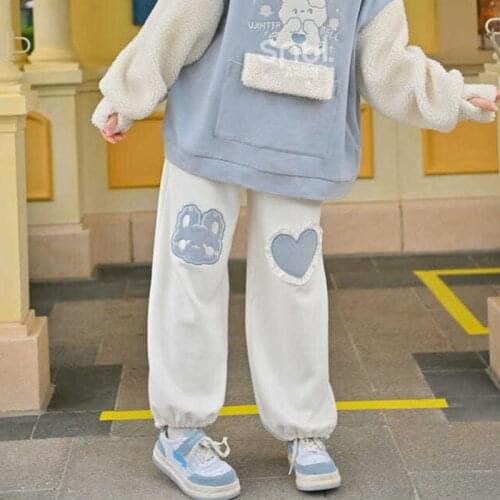 HUITAOYIWU Women's Wide Trousers