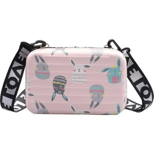 2021 New Personality Shoulder Clutch Mini Square Box Bag Cartoon Color Lovely Crossbody Bags Women Handbag Sac A Main