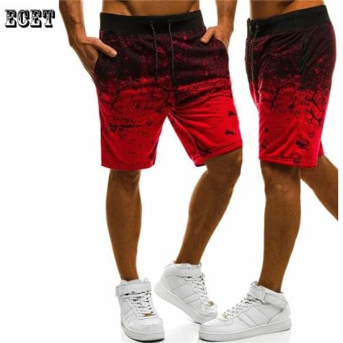 Summer trend fashion mens shorts casual five-point pants jogger Slim brand sports pants streetwear fashion mens clothing