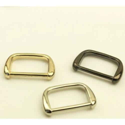 1pcs Metal Detachable Open Screw Dee D Ring Buckle Shackle Clasp for DIY Leather Craft Bag Strap Belt Handle Shoulder Webbing