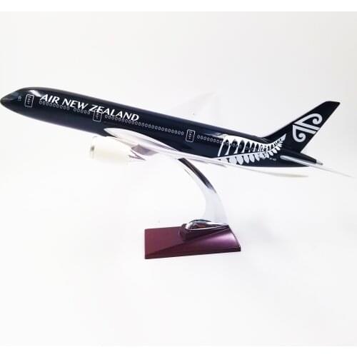 1/145 Scale Boeing B787 43cm Airplane Dreamliner Aircraft New Zealand Airlines Model With Base Diecast Plastic Resin Plane