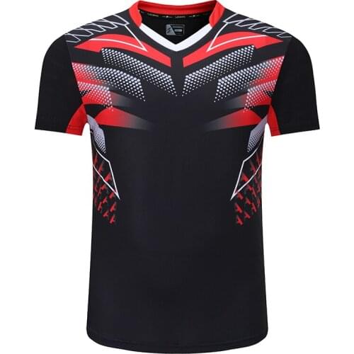 New Badminton shirts Men , sports tshirt Tennis shirts Male , table tennis tshirt , Quick dry Fitness sport training jerseys