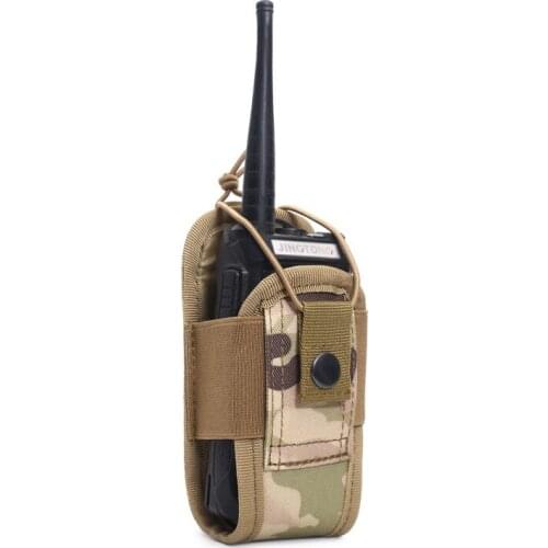 New 1000D Nylon Outdoor Pouch Tactical Sports Molle Radio Walkie Talkie Holder Bag Magazine Mag Pouch Pocket