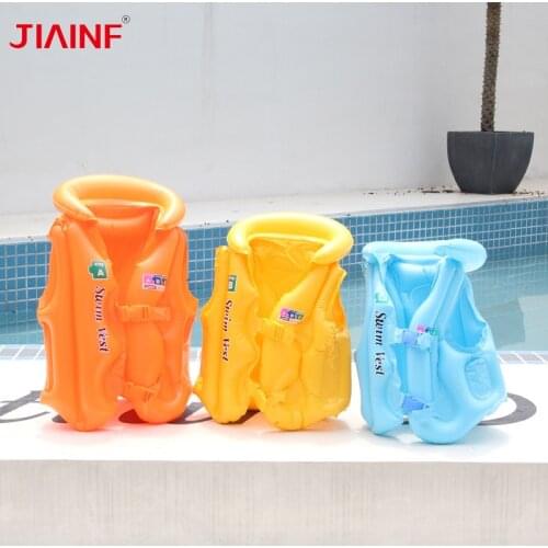 3-10 Age Baby Buoy Life Jacket Pvc Material Anti-Rollover Inflatable Life Vest Swimming Pool Accessories For Children