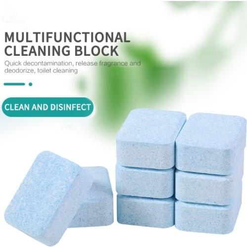 1PC Toilet Cleaning Tablets Toilet To Yellow Descaling Cleaner Compact Pills Effervescent Tablets Household Toilet Cleaner