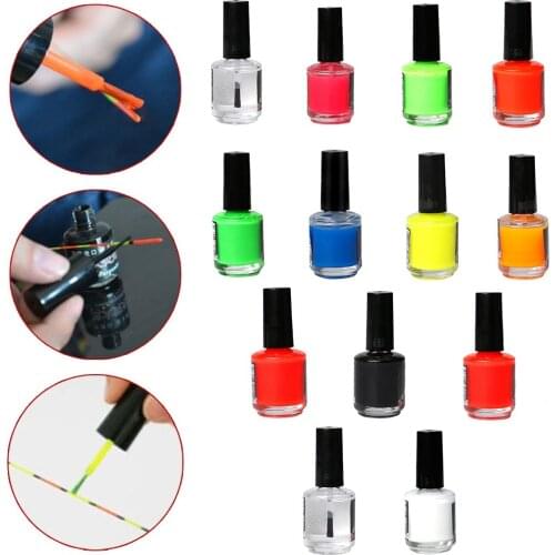Enlarge Fluorescent Paint DIY Fishing Float Float Float Float Tail Fishing Terminal Tackle Floats Bobbers