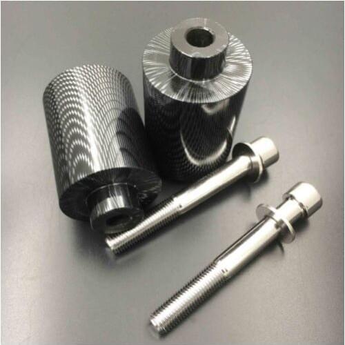 Motorcycle Parts Frame Slider for Yamaha 2004 - 2010 FZ6 FZ6S 600 Carbon Fiber